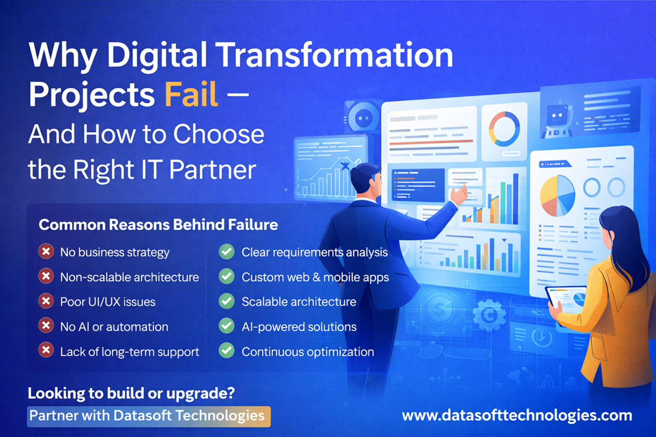 Why Digital Transformation Projects Fail — How to Choose the Right IT Partner