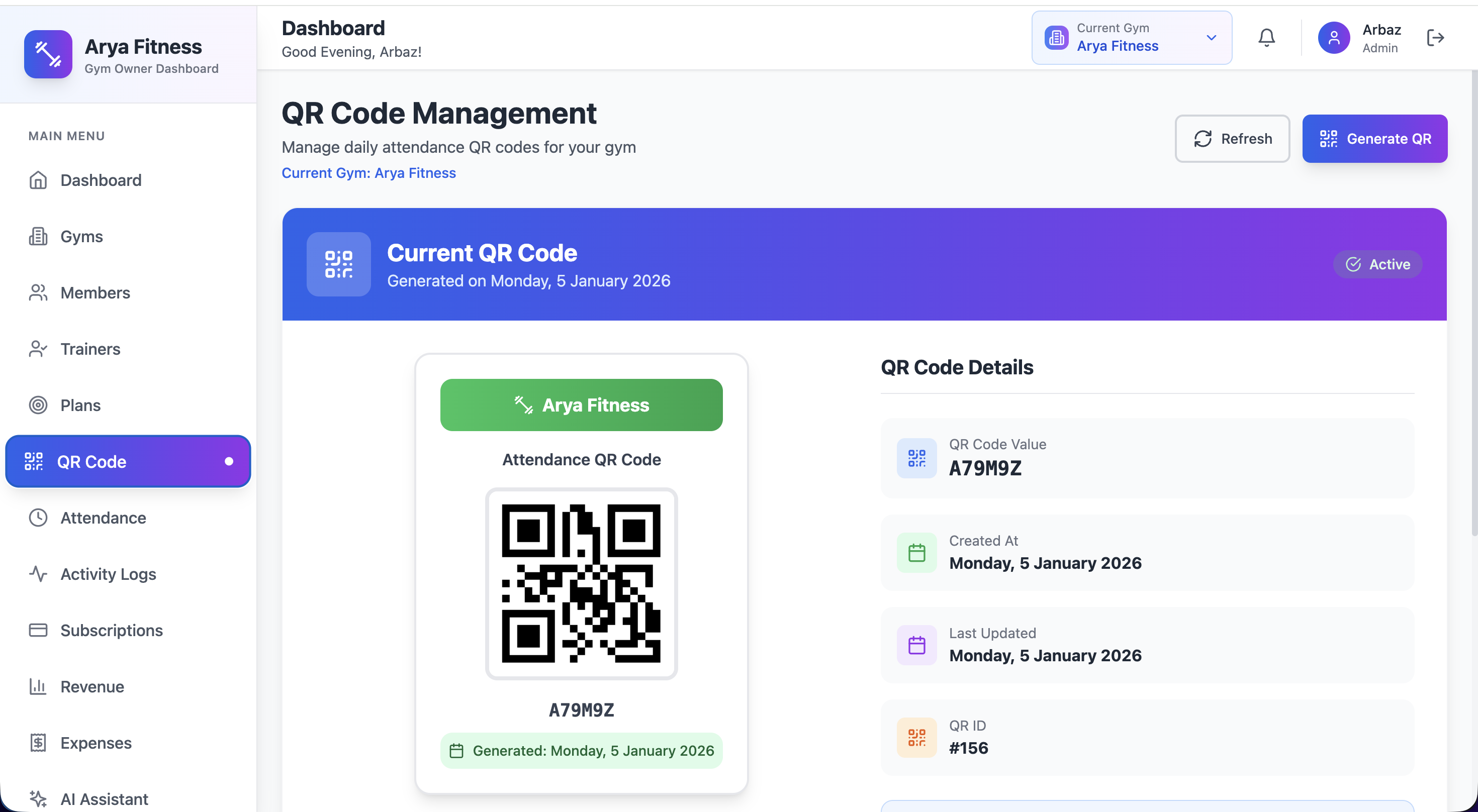 QR Code Management